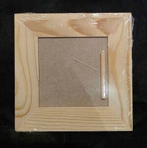 5" Natural Wood Square Picture Frame